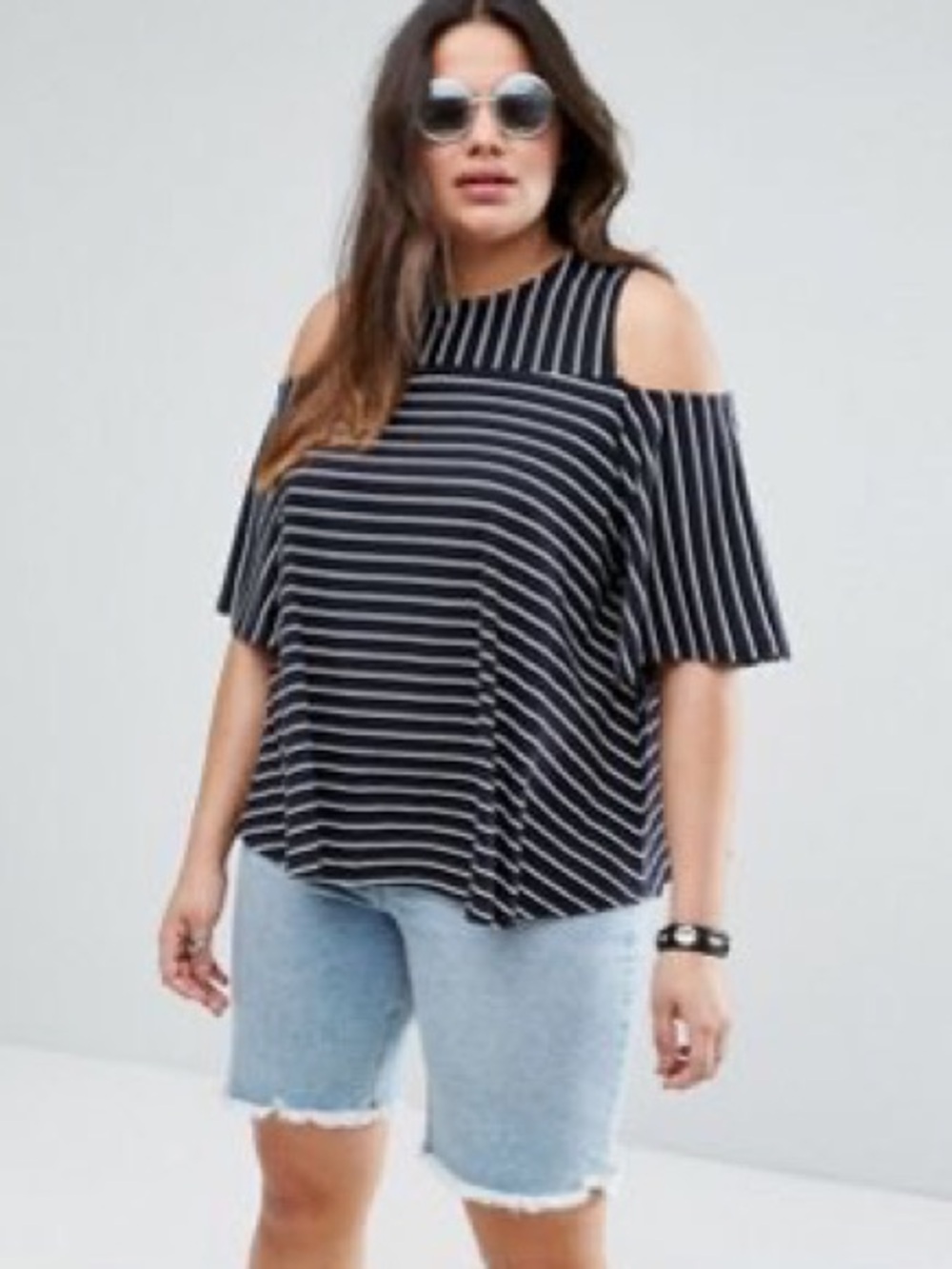 ASOS CURVE STRIPED TOP